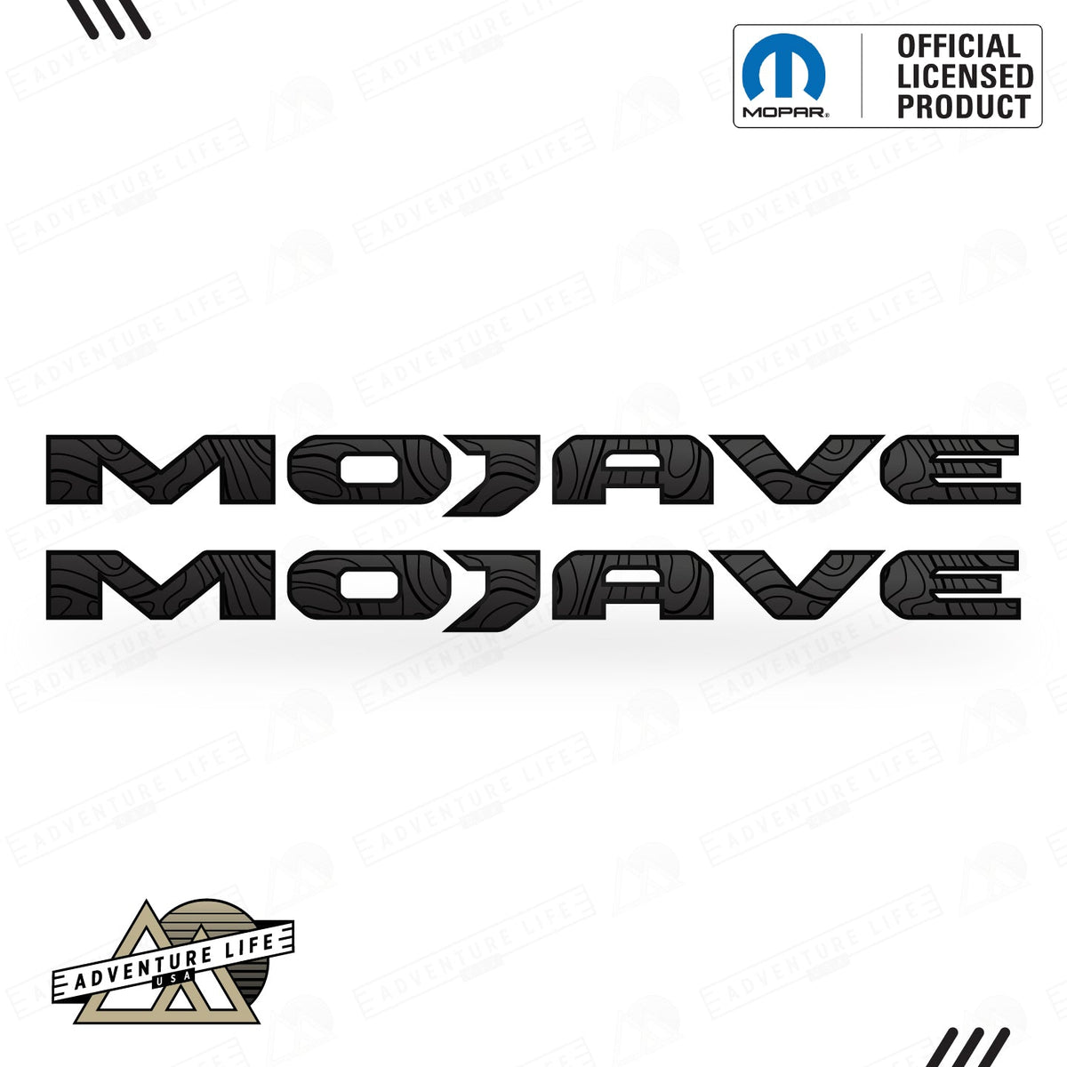 MOJAVE Hood Lettering | Set of 2