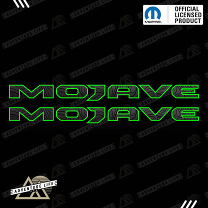MOJAVE Hood Lettering | Set of 2