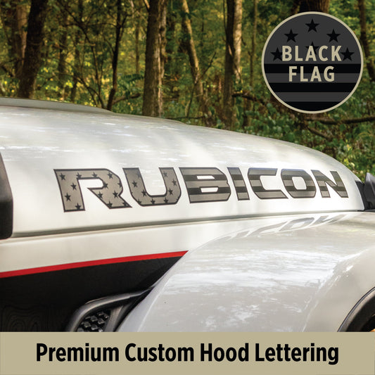 RUBICON Hood Lettering | Set of 2