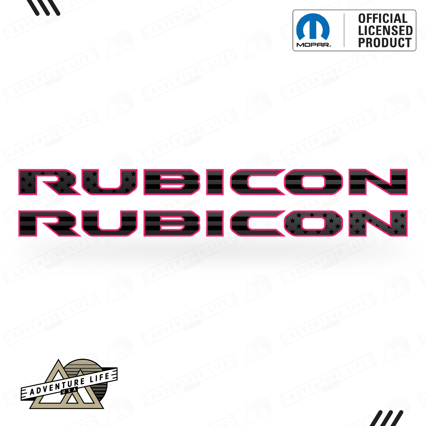 RUBICON Hood Lettering | Set of 2