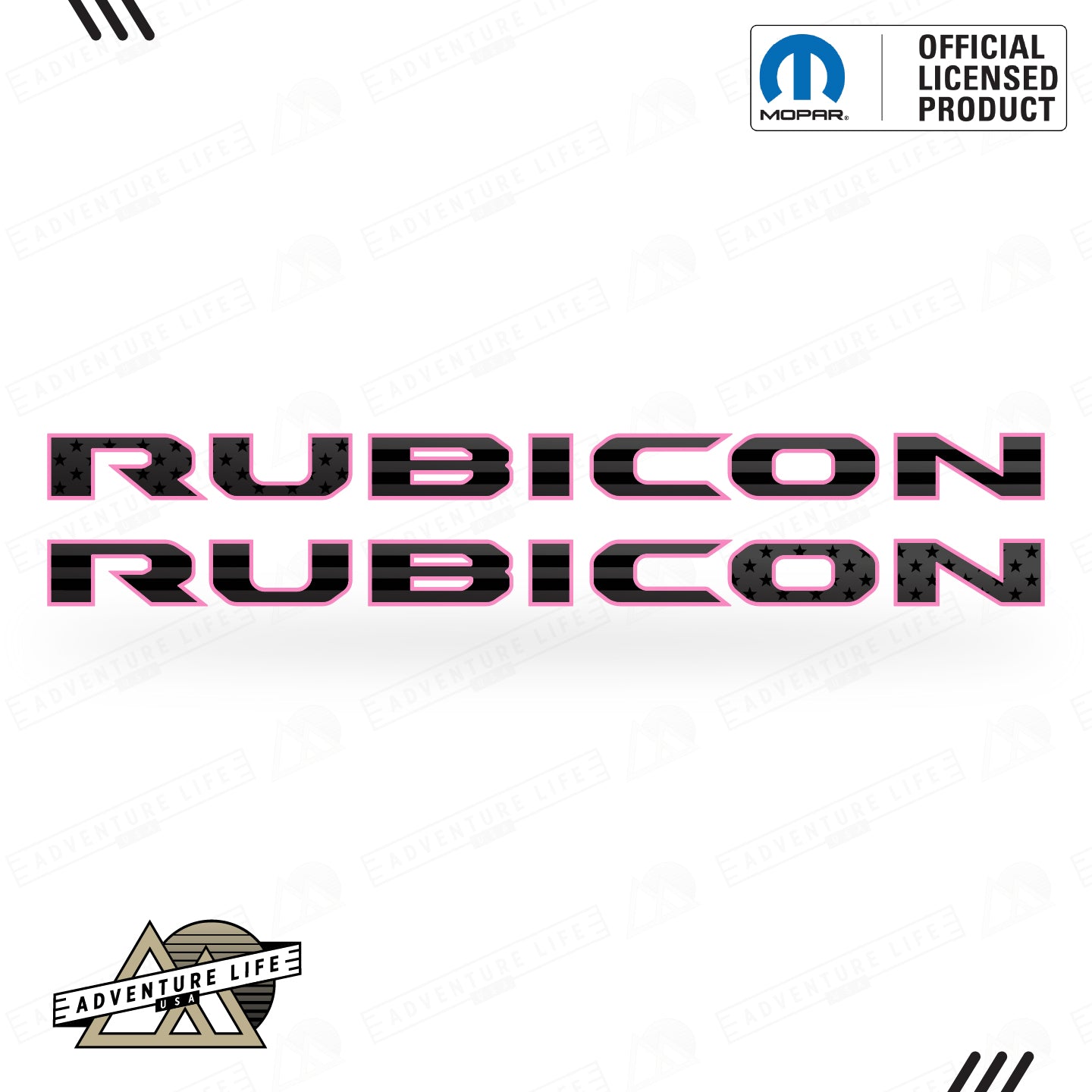 RUBICON Hood Lettering | Set of 2