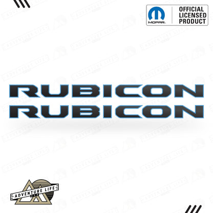 RUBICON Hood Lettering | Set of 2