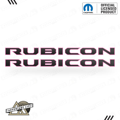RUBICON Hood Lettering | Set of 2