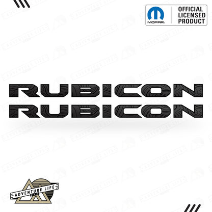 RUBICON Hood Lettering | Set of 2
