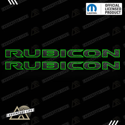 RUBICON Hood Lettering | Set of 2