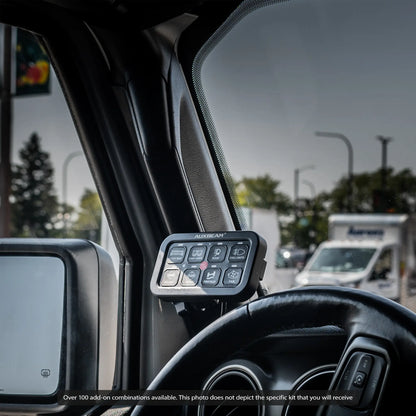 LINK™ Grab Handle Mount With Qi2/MagSafe Charging and Cooling Phone Holder | 3.5" Arm | 2018 - 2023 Jeep JL, Gladiator, and 4XE