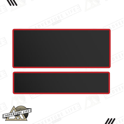 Sun Visor Decal Set – Covers OEM Warning Labels | Driver + Passenger Pair