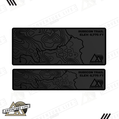 Sun Visor Decal Set – Covers OEM Warning Labels | Driver + Passenger Pair