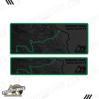 Sun Visor Decal Set – Covers OEM Warning Labels | Driver + Passenger Pair