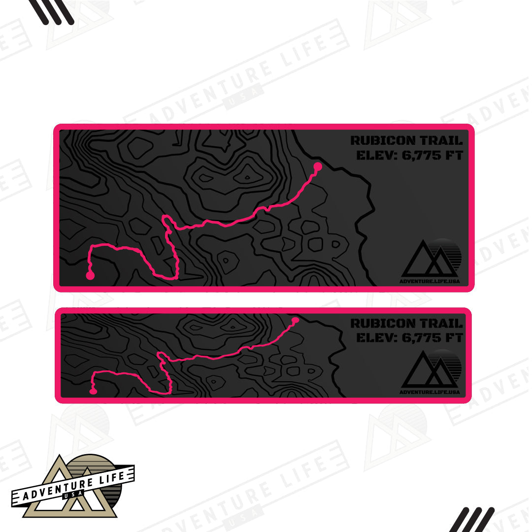 Sun Visor Decal Set – Covers OEM Warning Labels | Driver + Passenger Pair