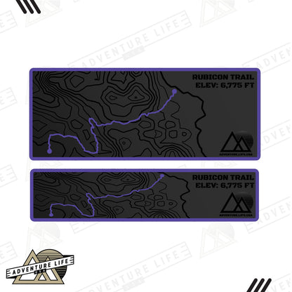 Sun Visor Decal Set – Covers OEM Warning Labels | Driver + Passenger Pair