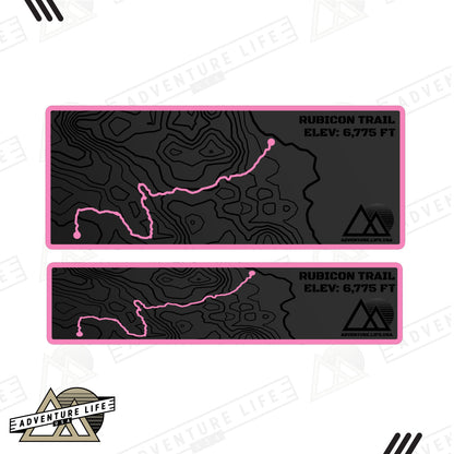 Sun Visor Decal Set – Covers OEM Warning Labels | Driver + Passenger Pair