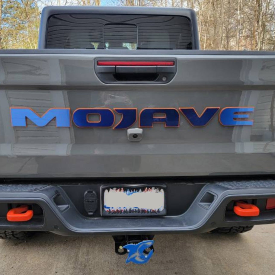 Jeep Gladiator "MOJAVE" Tailgate Emblem -  Two Color Stacked
