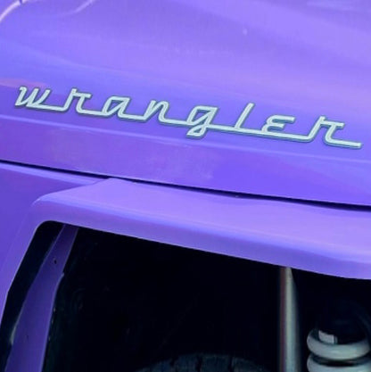 Jeep JL "Vintage Wrangler" Hood Emblem