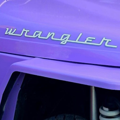 Jeep JL "Vintage Wrangler" Hood Emblem