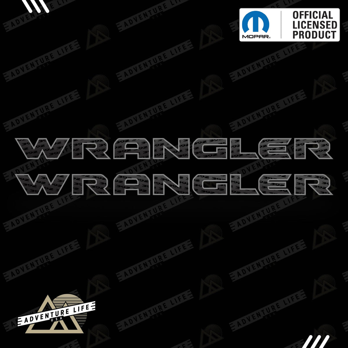 WRANGLER Hood Lettering | Set of 2
