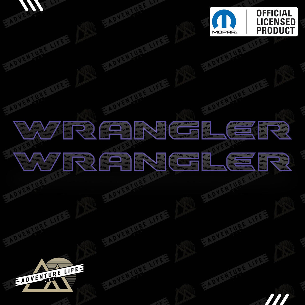WRANGLER Hood Lettering | Set of 2