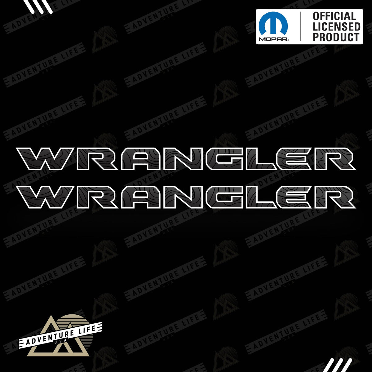 WRANGLER Hood Lettering | Set of 2