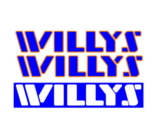 Jeep JT/JL "WILLYS" Hood Emblem