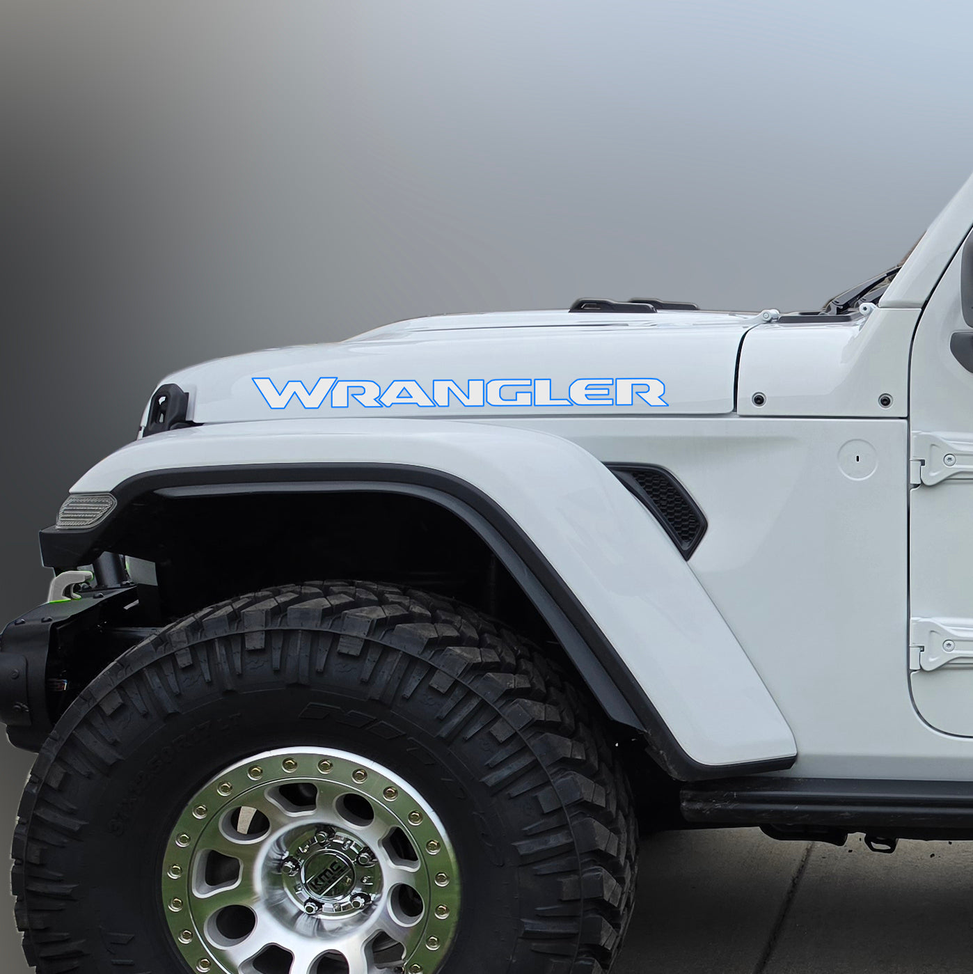 Jeep JT/JL "WRANGLER" Hood Emblem