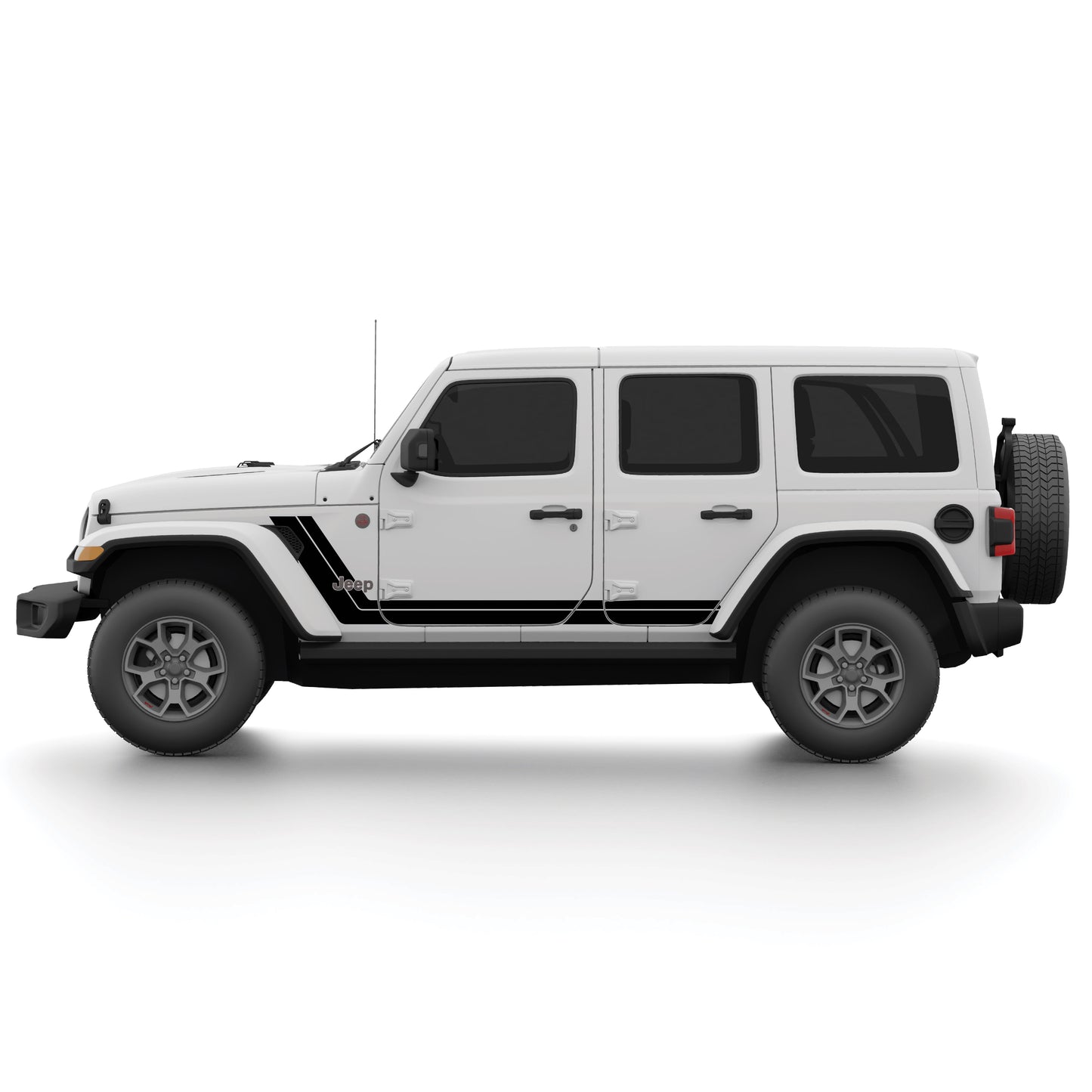 Scrambler Style Stripe Kit for Jeep Wrangler JL
