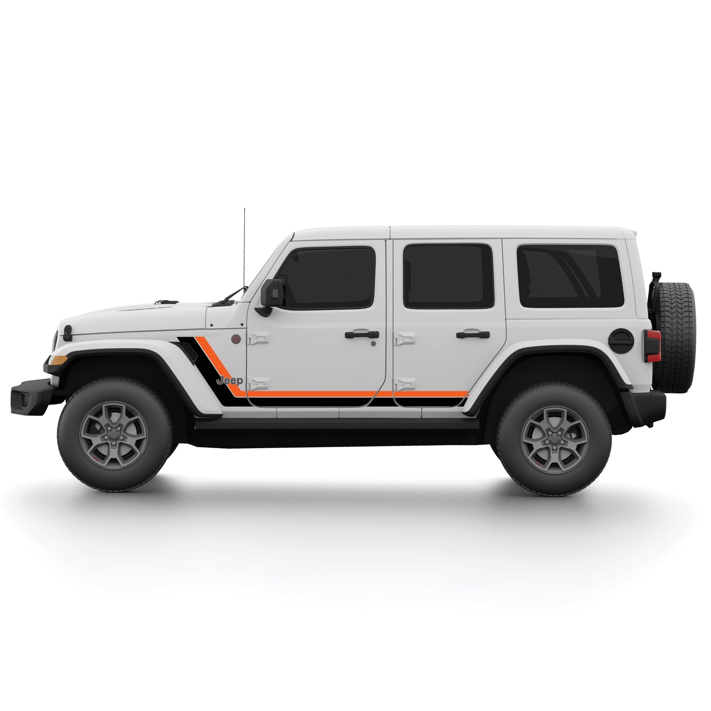 Scrambler Style Stripe Kit for Jeep Wrangler JL