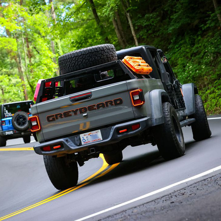 Jeep Gladiator "CUSTOM NAME" Tailgate Emblem -  Two Color Stacked