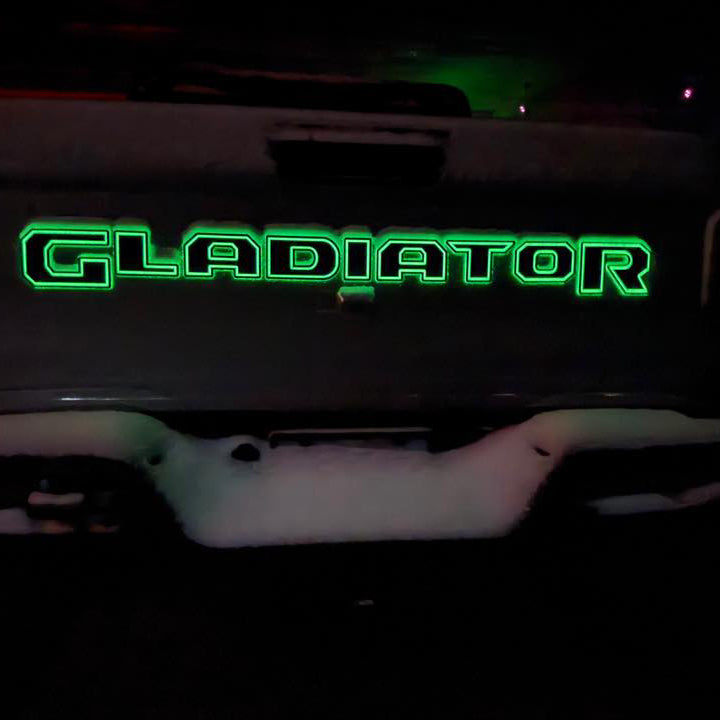 Jeep "GLADIATOR" Tailgate Emblem -  Elite Three Color