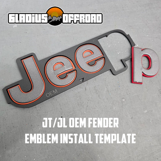 OEM "Jeep" Emblem Install Template