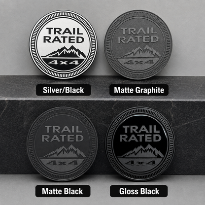 Jeep Engraved "DESERT RATED" Emblem