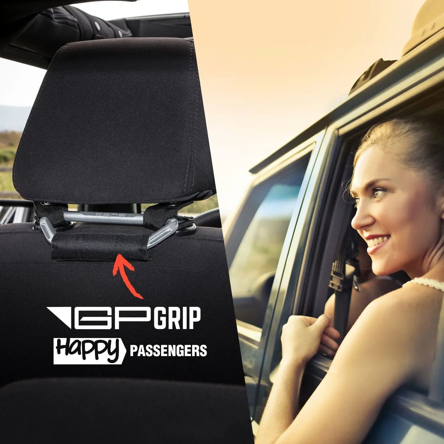 GP Back Grip PRO Color Headrest Handles