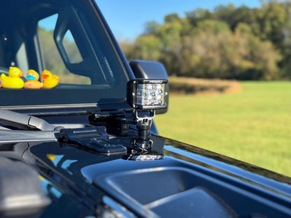 A-Pillar Light Mounts for Jeep JL/JT Wrangler and Gladiator