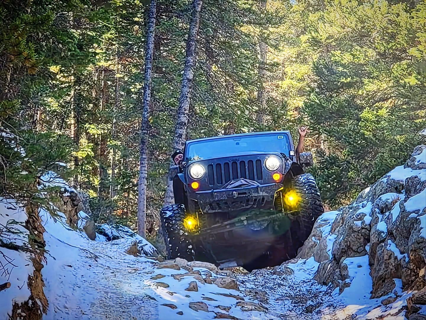 Jeep JK Steerable Knuckle Pod Light Mounts (2007-2018 Wrangler)