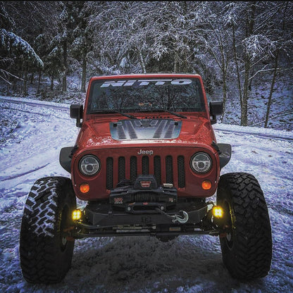 Jeep JK Steerable Knuckle Pod Light Mounts (2007-2018 Wrangler)