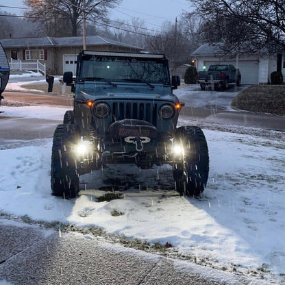 Jeep TJ XJ YJ ZJ Steerable Knuckle Pod Light Mounts (1984-2006 Wrangler/Cherokee)