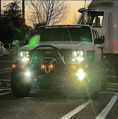 Jeep TJ XJ YJ ZJ Steerable Knuckle Pod Light Mounts (1984-2006 Wrangler/Cherokee)