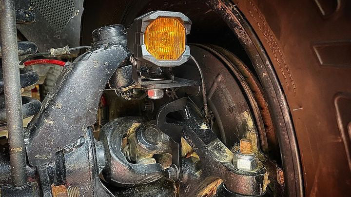 Jeep JK Steerable Knuckle Pod Light Mounts (2007-2018 Wrangler)