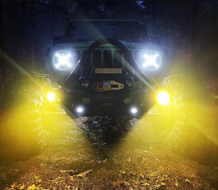 Jeep JL / JT Steerable Knuckle Pod Light Mounts (2018+ Gladiator/Wrangler)