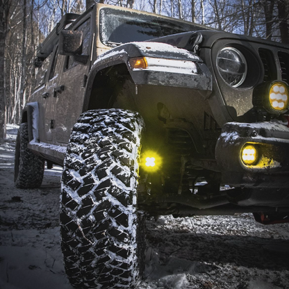 Jeep JL / JT Steerable Knuckle Pod Light Mounts (2018+ Gladiator/Wrangler)