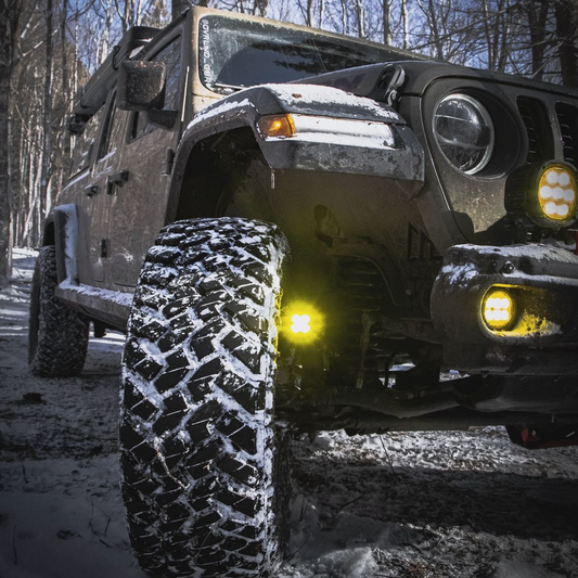 Jeep JL / JT Steerable Knuckle Pod Light Mounts (2018+ Gladiator/Wrangler)