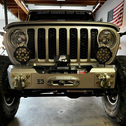 Gauntlet Front Bumper w/Winch Plate for Jeep JL/JT  (2018-2024)