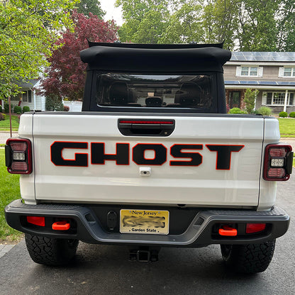 Jeep Gladiator "CUSTOM NAME" Tailgate Emblem -  Two Color Stacked