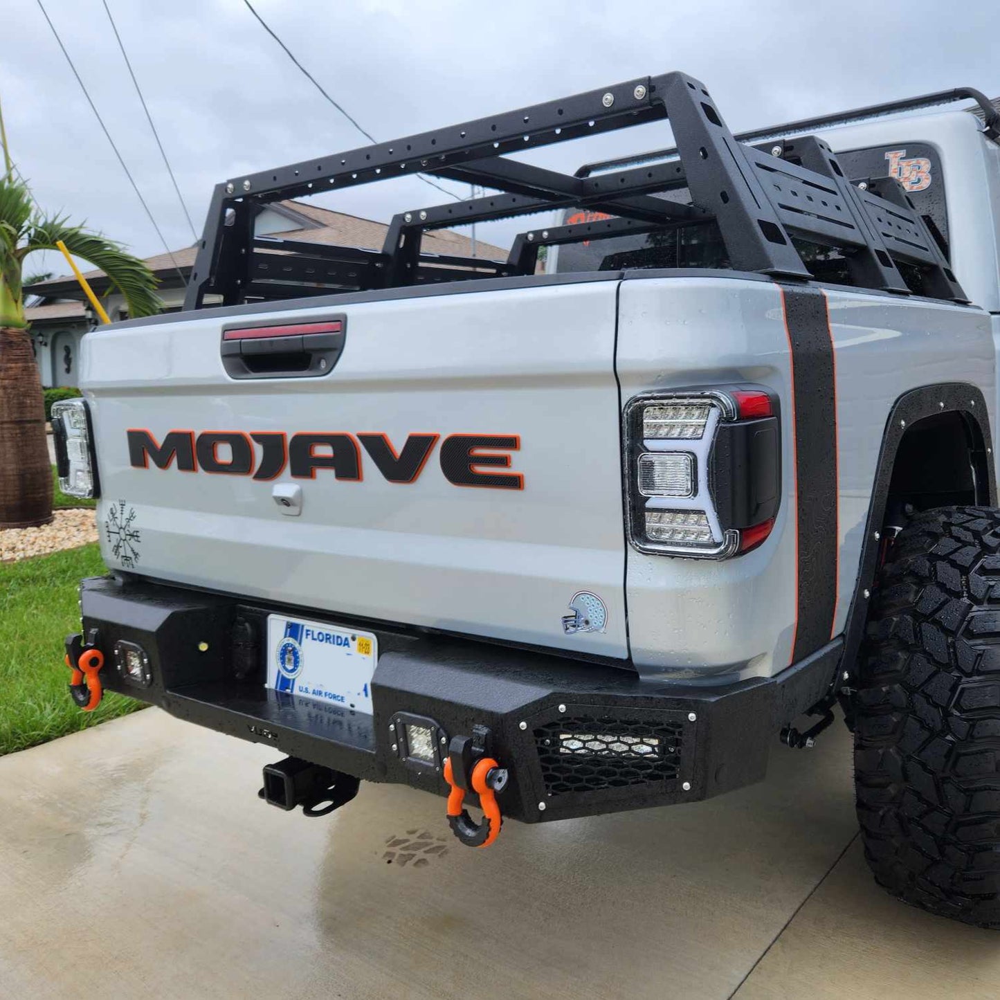 Jeep Gladiator "MOJAVE" Tailgate Emblem -  Two Color Stacked
