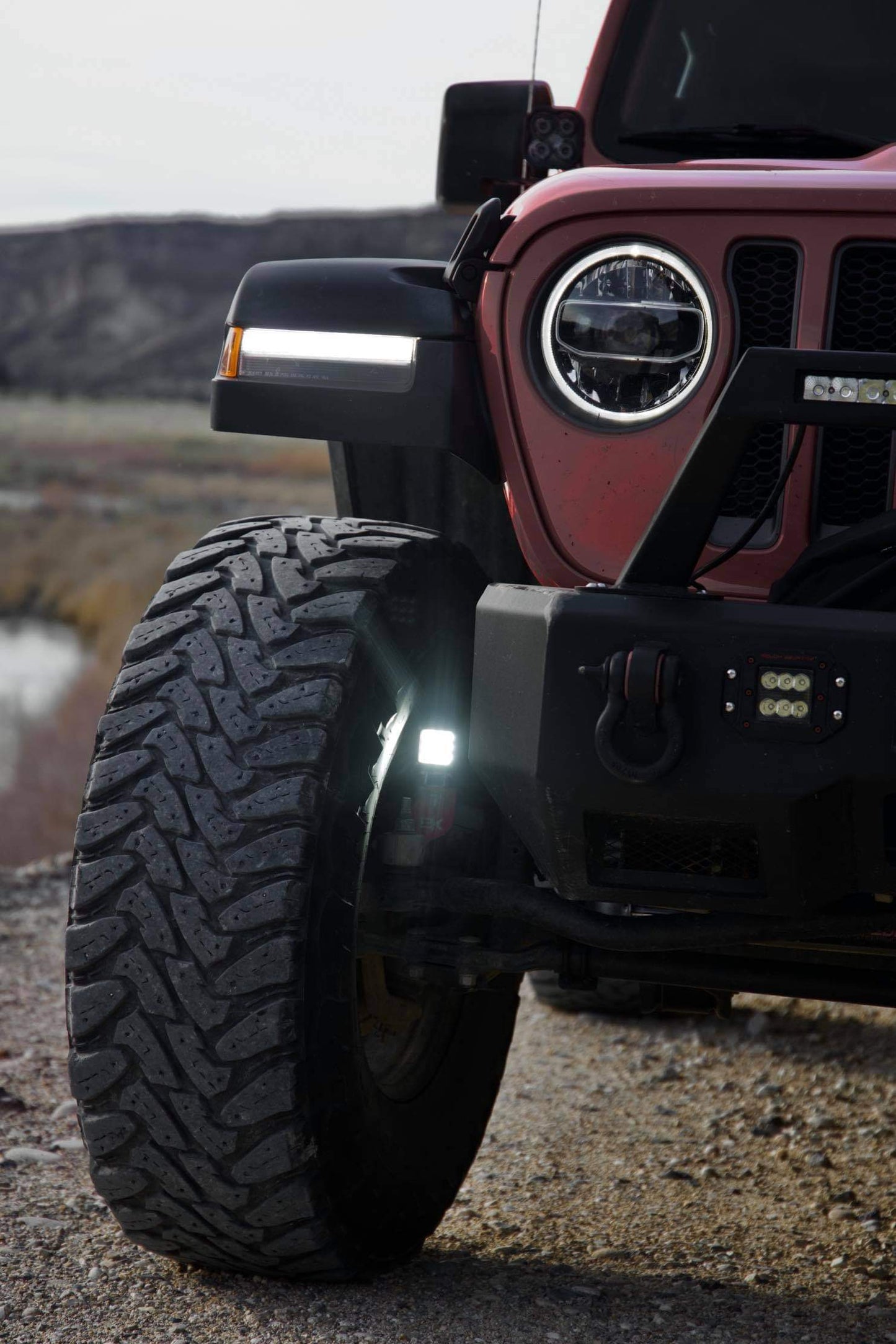 Jeep JL / JT Steerable Knuckle Pod Light Mounts (2018+ Gladiator/Wrangler)