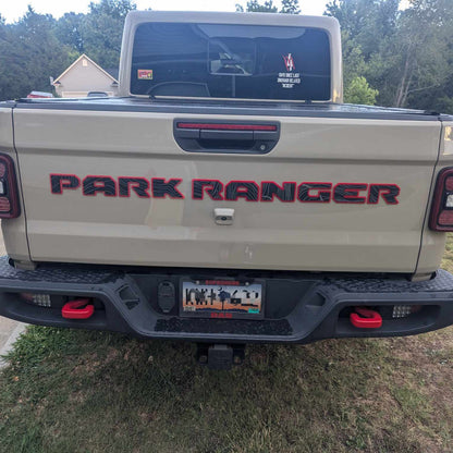 Jeep Gladiator "CUSTOM NAME" Tailgate Emblem -  Two Color Stacked