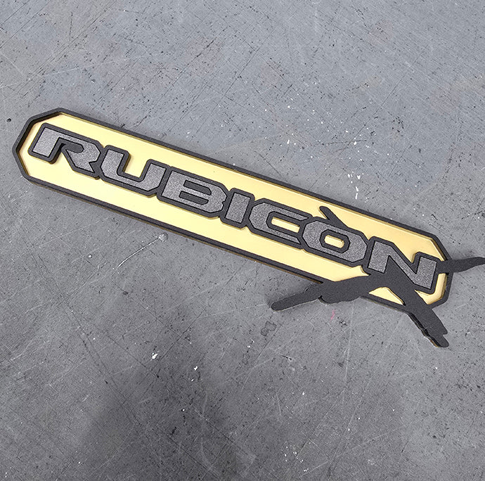 Rubicon X Fender Emblem - Three Color