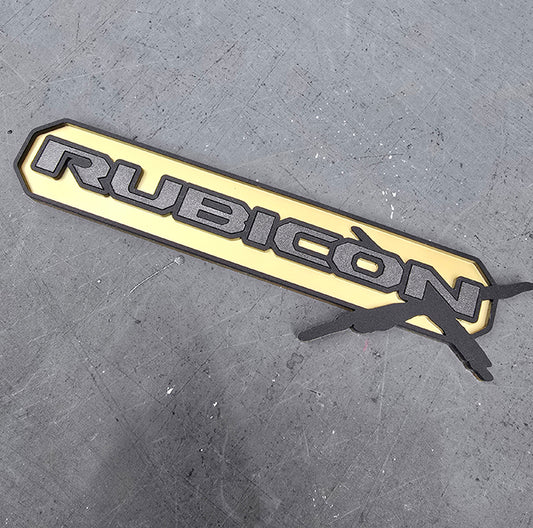 Rubicon X Fender Emblem - Three Color