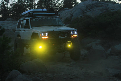 Jeep TJ XJ YJ ZJ Steerable Knuckle Pod Light Mounts (1984-2006 Wrangler/Cherokee)