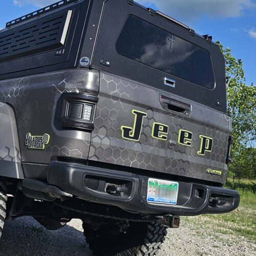 Retro Jeep Gladiator Tailgate Emblem