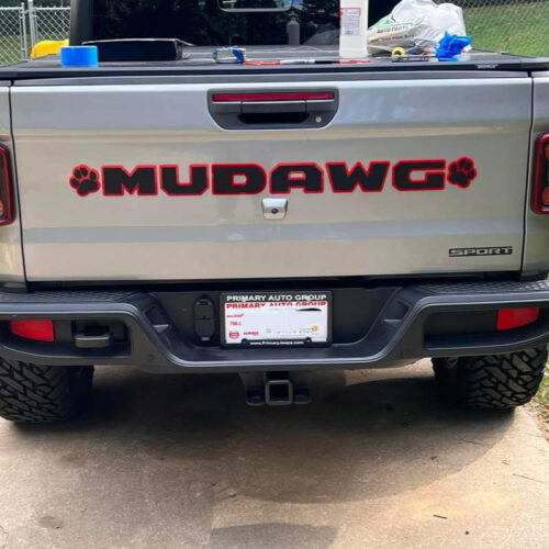 Custom Tailgate Emblem - Choose Your Letters - Image 20